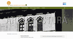 Desktop Screenshot of eco-construcciones.com